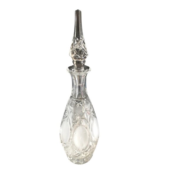 Vintage Princess House Lead Crystal Heavy Whiskey Decanter - Picture 1 of 12